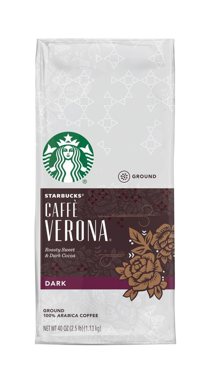 Product of Starbucks Caffe Verona Dark Roast Ground Coffee 40 oz.