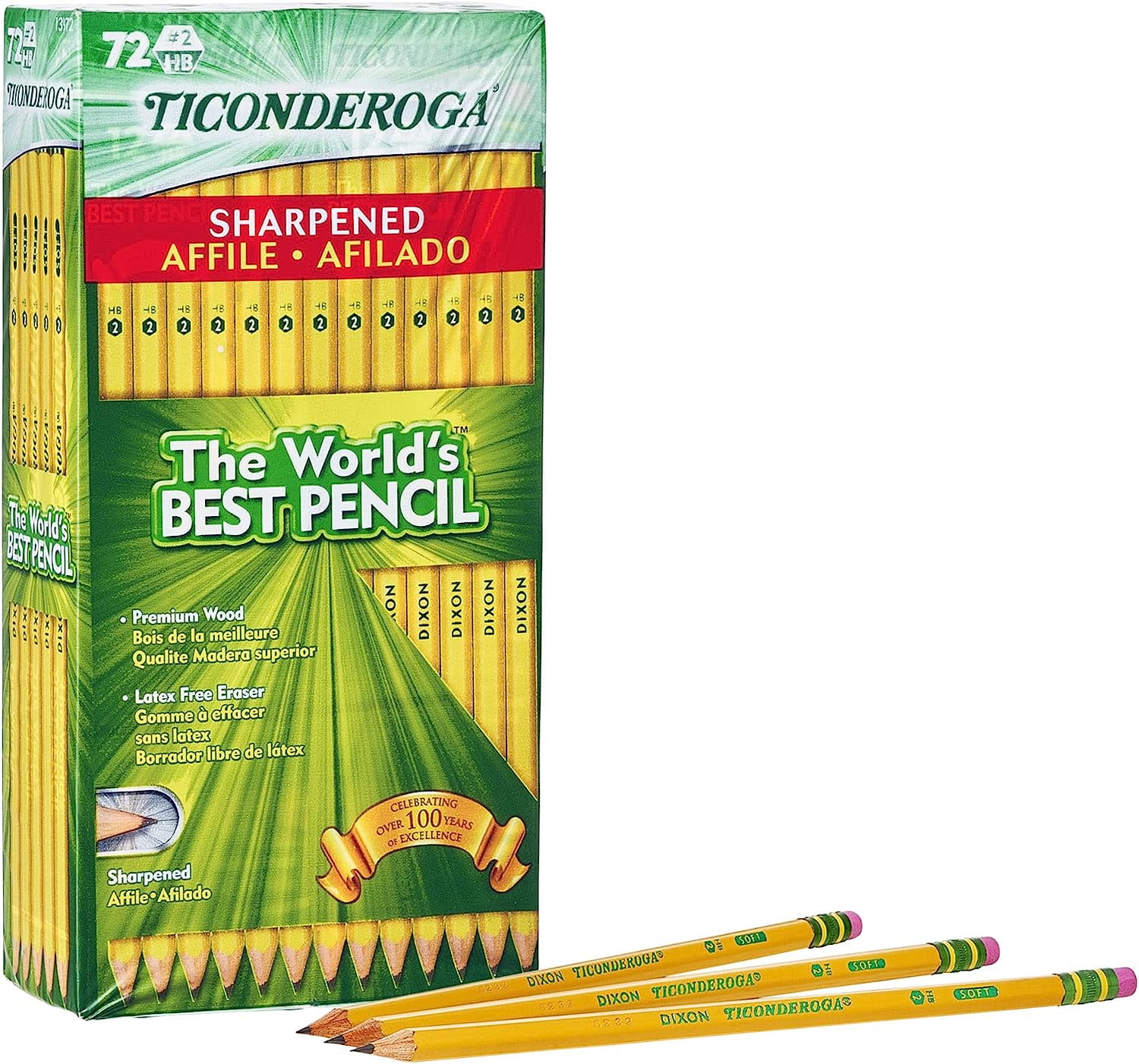 Product of Ticonderoga #2 Sharpened Pencil 72 ct.