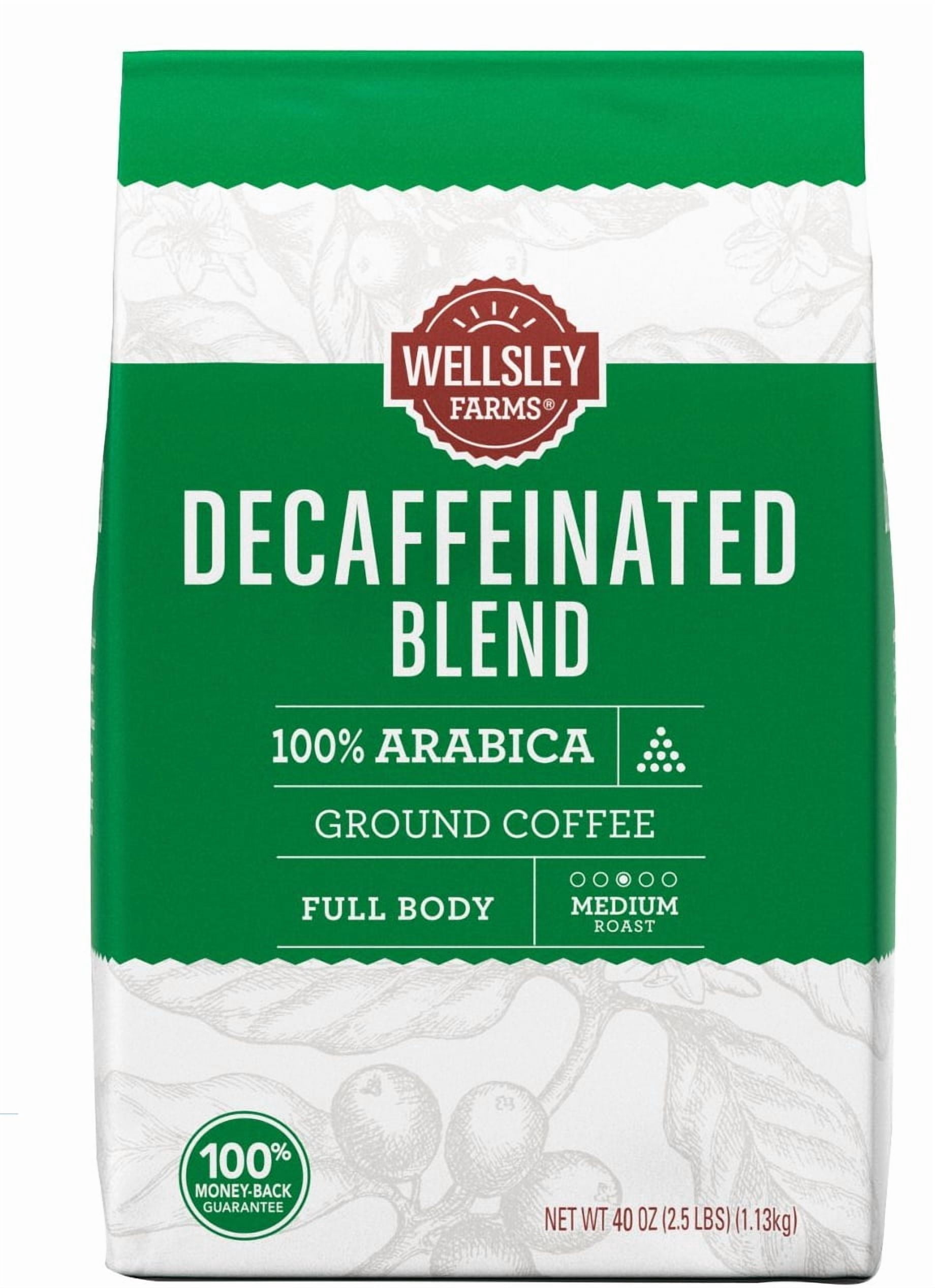 Product of Wellsley Farms Decaffeinated Blend Ground Coffee, 40 oz.