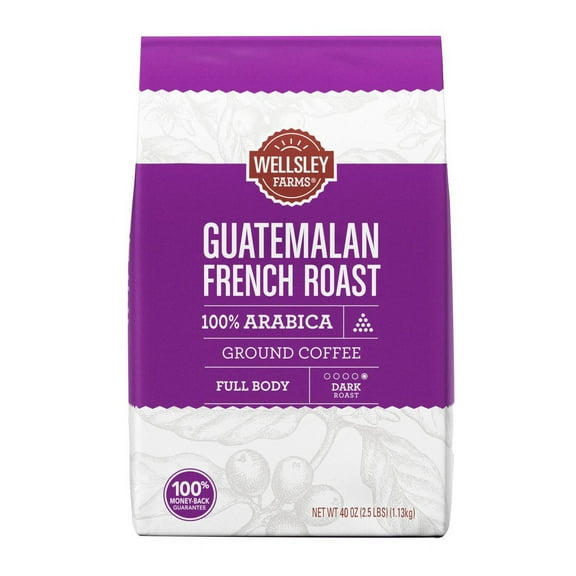 Product of Wellsley Farms Guatemalan French Roast Ground Coffee, 40 oz.