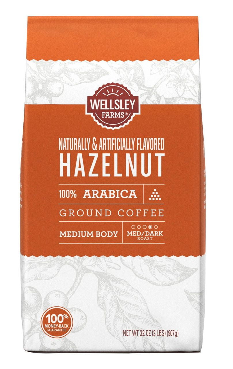 Product of Wellsley Farms Hazelnut Ground Coffee, Medium Roast 32 oz.