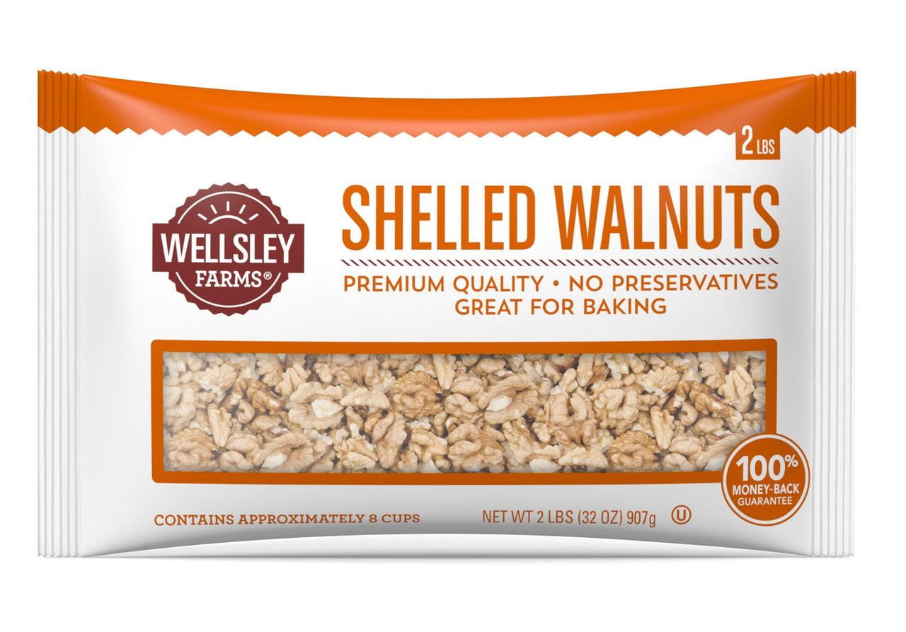 Product of Wellsley Farms Shelled Walnuts 32 oz.