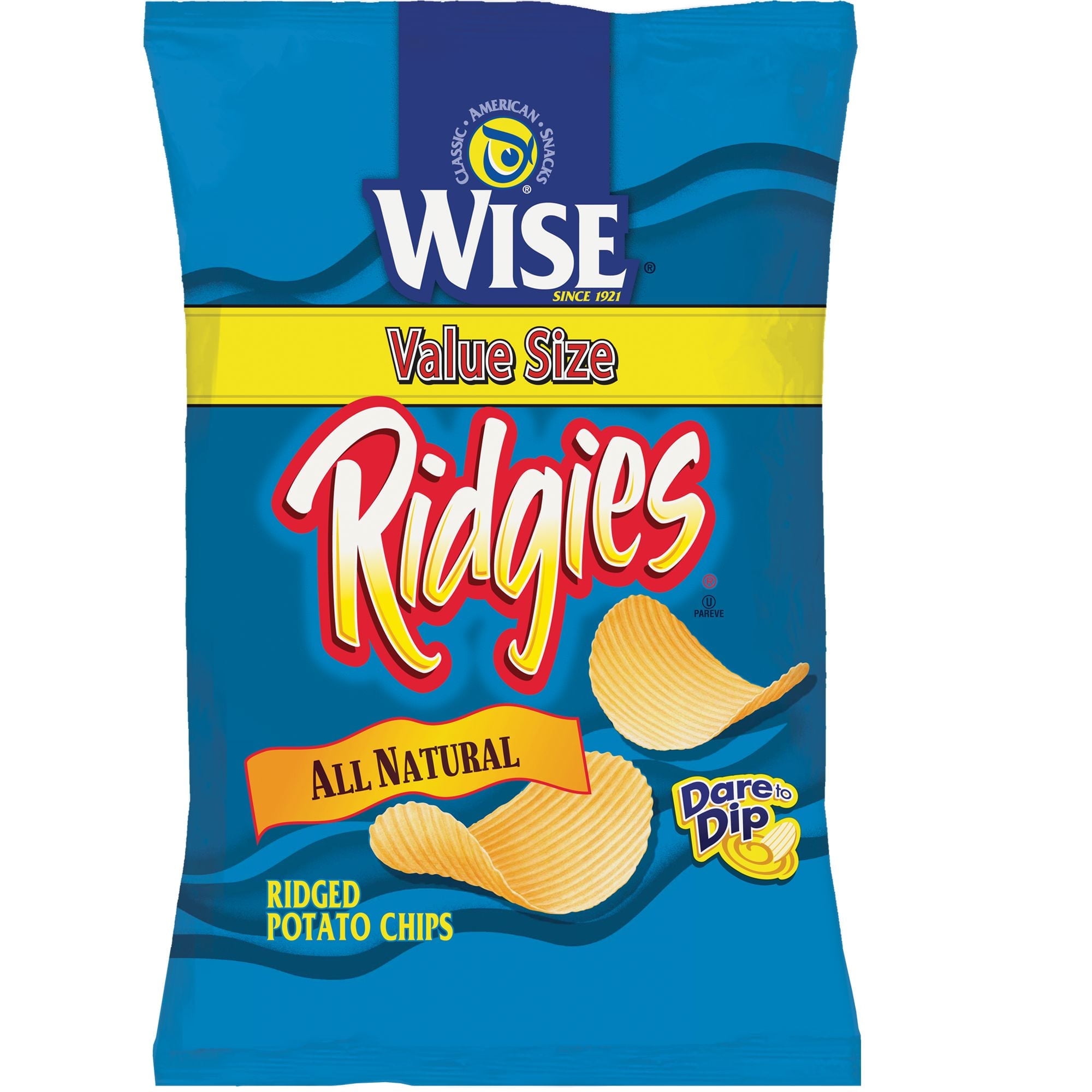 Product of Wise Ridgies Potato Chips, 16 oz.