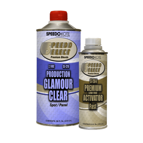 Production Glamour Clear Coat, Quart Kit SS-1210-Q/1260-8