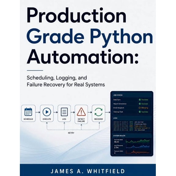Production Grade Python Automation: Scheduling, Logging, and Failure Recovery for Real Systems, (Paperback)