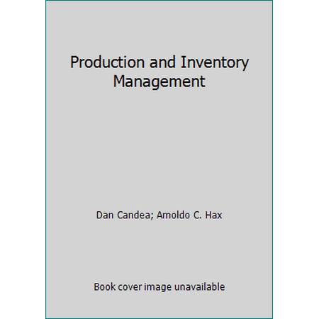 Production and Inventory Management [Hardcover - Used]