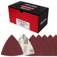 thumbnail image 1 of ProductionShop Premium 800 Grit Triangle Mouse Detail Sander Sandpaper Sheets, Box of 45 - Hook & Loop, Triangular Shaped Mouse Disc Pads - Oscillating Multi-Tools - Woodworking, Sand Furniture Paint, 1 of 6