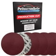 thumbnail image 1 of ProductionShop Premium 9" Red 80 Grit Hook & Loop Sanding Discs, Box of 20 - Sandpaper for Drywall Power Sanders, Coarse-Cut Abrasive - Woodworking, Sand Wood Metal Auto Paint, 1 of 6
