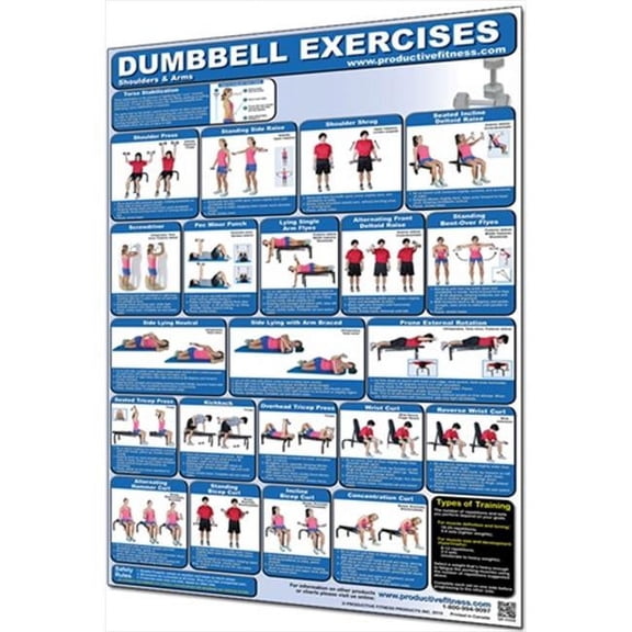 Productive Fitness CDUP Dumbbell Shoulders and Arms - Paper