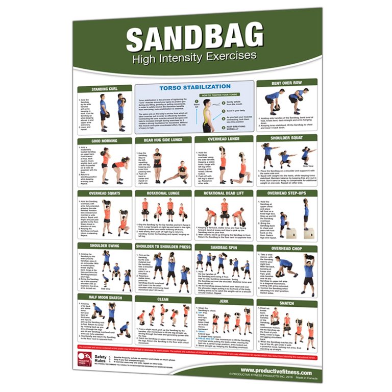 Sandbag workout routines hot sale