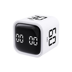 Productivity Timer Flip Gravity Sensor Cube Timer Countdown & Countup,Mute & Vibrate & Sound ,Perfect for ADHD,Work,Learning,Kitchen Cooking