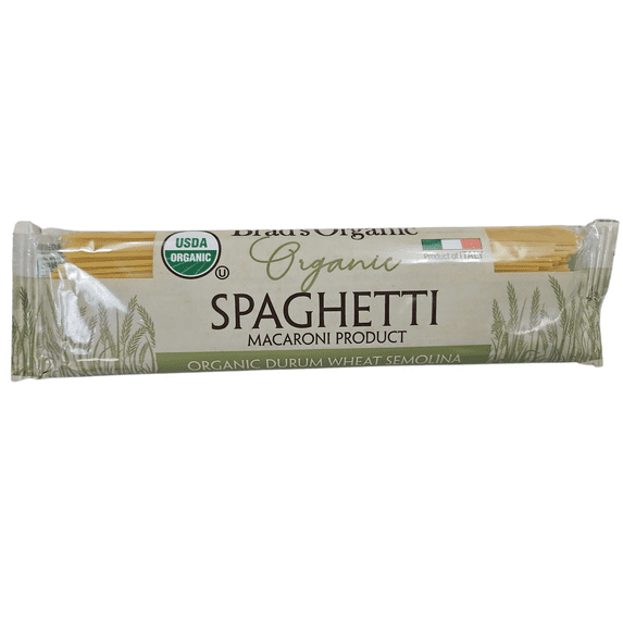 Brads Organic Spaghetti Semolina, 16oz Bag