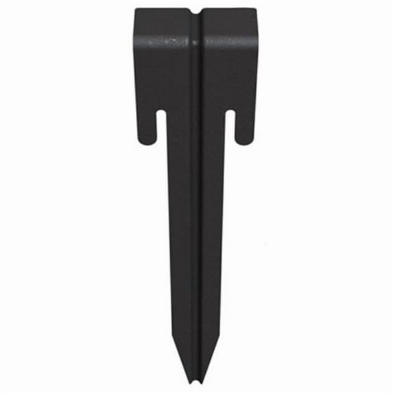 Products 10.5 in. Black Steel Edging Stake - Pack of 3