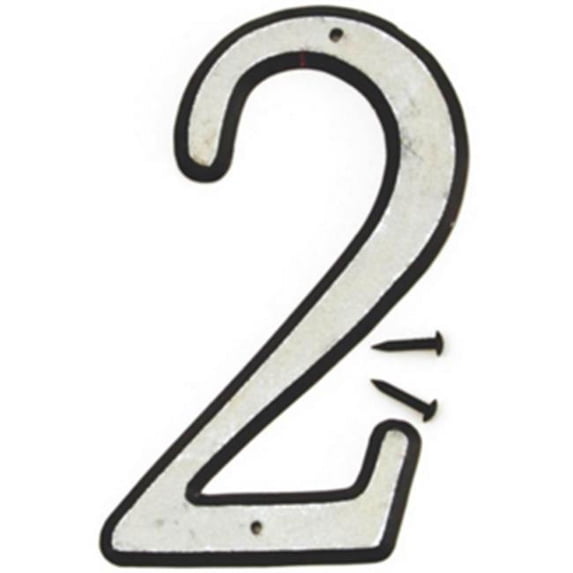 Products 30602 Die Cut Number House 2, Reflective Plastic Pack Of 10