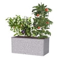 thumbnail image 1 of Products  40 x 22 x 18 Raised Galvanized Trough Planter, 1 of 1