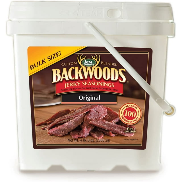 Products Backwoods Original Jerky Seasoning, Ideal for Wild Game and Domestic Meat, Seasons Up