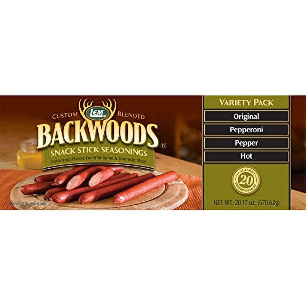 Products Backwoods Snack Stick Seasonings Variety Pack, Includes