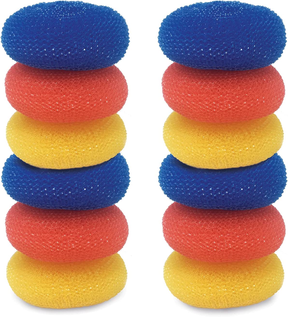 Products Jumbo 4" Diameter Plastic Mesh Scouring Pads, NonScratch