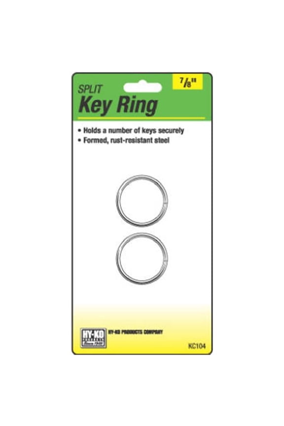 Products KC104 2 Pack, 0. 87 inch Split Key Ring - Pack Of 5