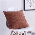 thumbnail image 1 of Products Knit Decorative Throw Pillow Cover 18''x18'' (With/Without Inserts), 1 of 1