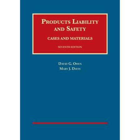 Pre-Owned Products Liability and Safety, Cases and Materials, 7th (University Casebook Series) (Hardcover) 1609302281 9781609302283