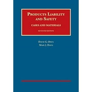 Pre-Owned Products Liability and Safety, Cases and Materials, 7th (University Casebook Series) (Hardcover) 1609302281 9781609302283