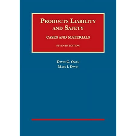 Pre-Owned Products Liability and Safety, Cases and Materials, 7th (University Casebook Series) (Hardcover) 1609302281 9781609302283