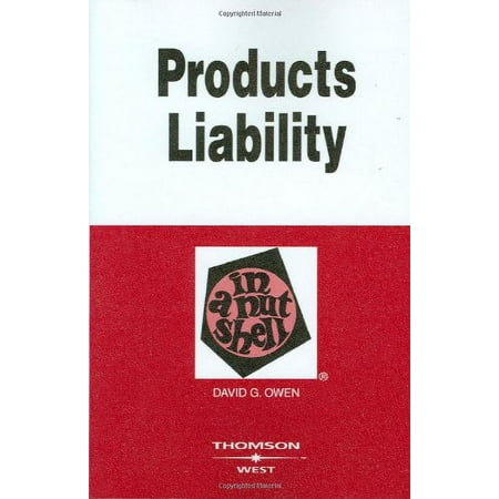Pre-Owned Products Liability in a Nutshell (Paperback) 0314170863 9780314170866