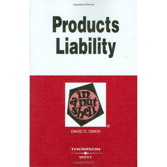 Pre-Owned Products Liability in a Nutshell (Paperback) 0314170863 9780314170866
