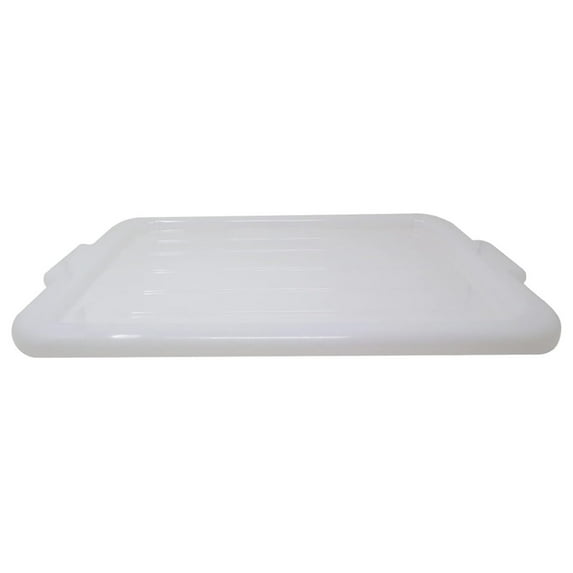 Products Meat Lug Snap On Lid, High-Density Polyethylene (HDPE), White