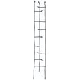 thumbnail image 1 of Products Narrow Forged Twig Trellis with Leaves, Black, 1 of 1