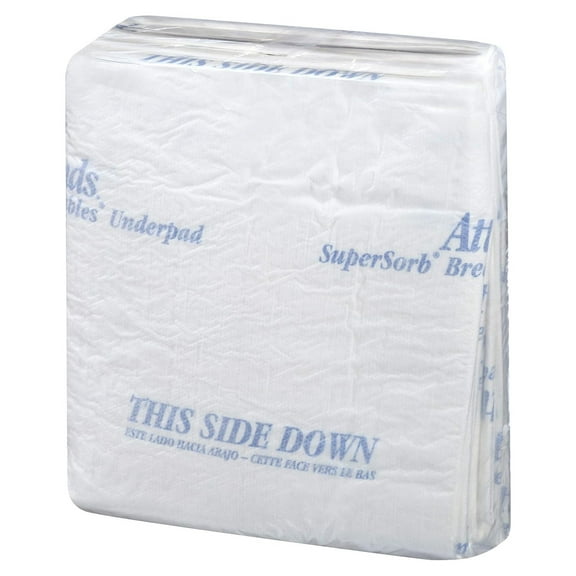 Products Supersorb Breathables Underpad, Disposable, 23 x 36, ASB-2336 (Case of 70)