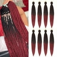 thumbnail image 1 of Products for Natural Braiding Hair Pre Stretched  Box Braid Crochet Hair Extensions 30 inch 8 Packs (1B/BG), 1 of 6