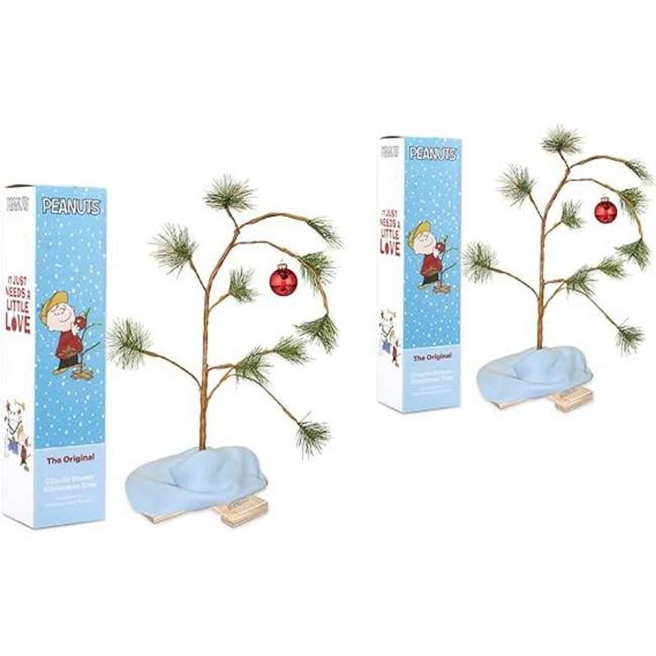 Productworks 49350MP6MYT 24 in. Tree Charlie Brown Christmas Tree with Linus Blanket Pack of