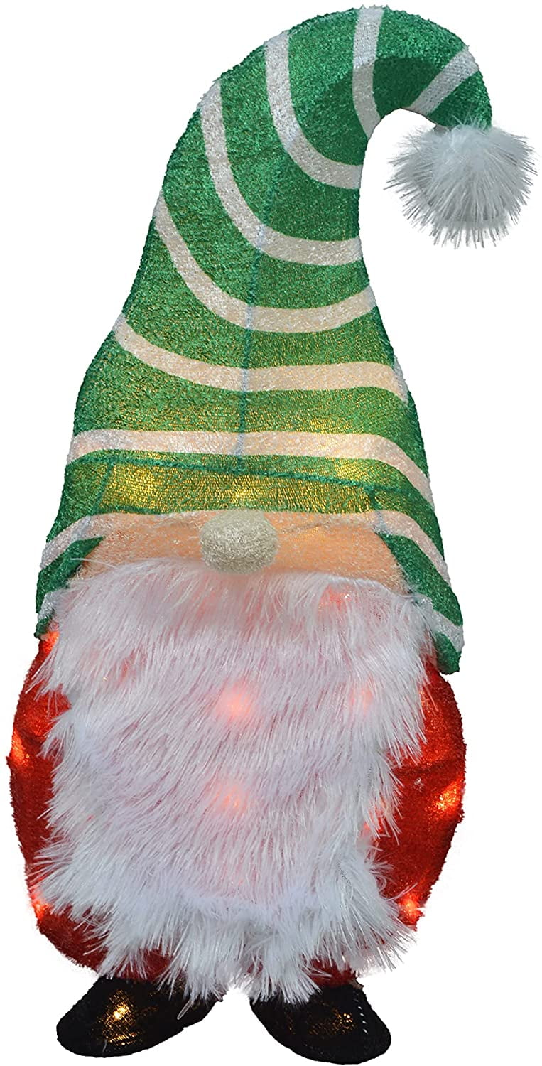 Productworks LLC 46227 LED Gnome Yard Art, 3D Slim, 20 in H - Walmart.com