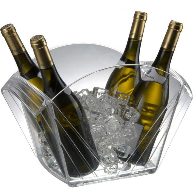 Clear Acrylic Large Party Tub with Handles