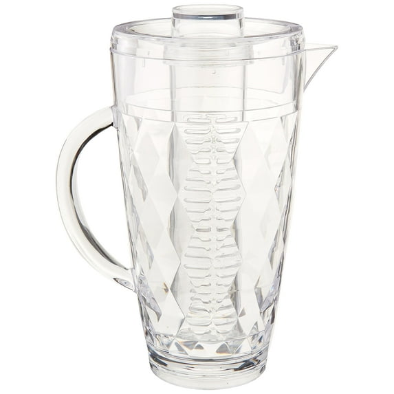 Prodyne Acrylic Diamond-Cut 70 oz. Fruit Infusion Pitcher