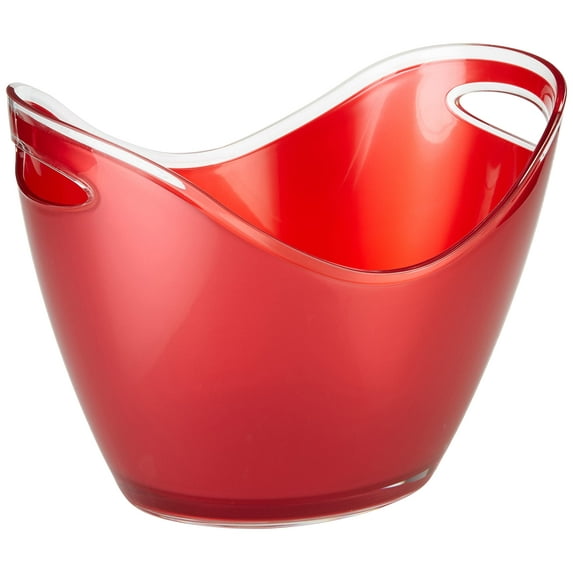 Prodyne G-4-R Four Bottle Tub, Red