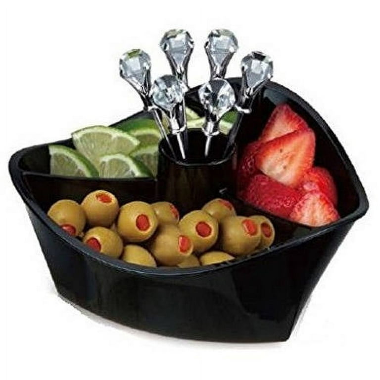 Acrylic Salad Bowl & Server, Clear - Prodyne