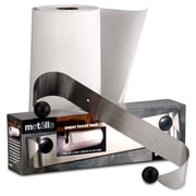 Prodyne Under Cabinet Paper Towel Holder, 14.25"L x 3"W, Small, Silver and Black