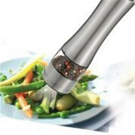 Prodyne Pepperpro Smart Grind Stainless Steel Automatic Pepper or Salt Mill