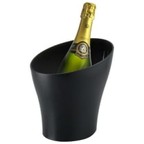 Prodyne Slope Textured Wine Bucket, Black