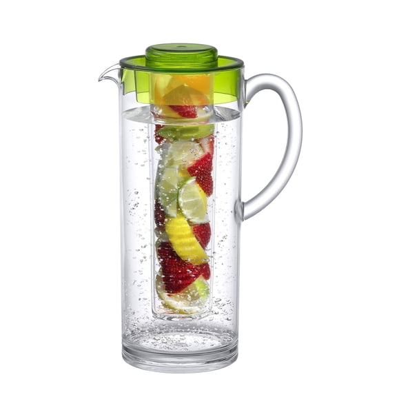 Prodyne Trim Fruit Infusion Pitcher, 60 oz, Green