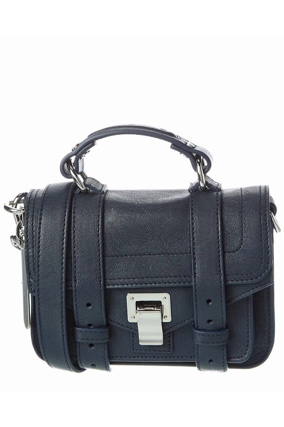 PS1 Micro Leather Shoulder Bag, Blue