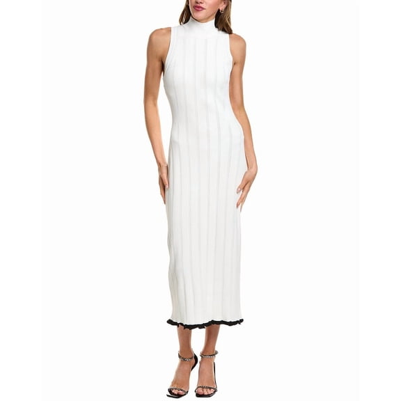 Proenza Schouler White Label womens  Kim Knit Maxi Dress, l, White
