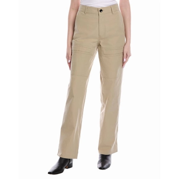 Proenza Schouler White Label womens  Syndor Pant, 00, Beige