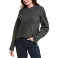 thumbnail image 1 of Proenza Schouler White Label womens  Tara Wool-Blend Sweater, XL, Grey, 1 of 3