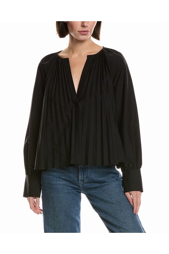womens Monica Top, 4, Black