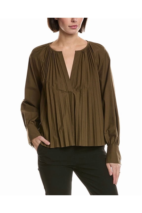 womens Monica Top, 8, Brown