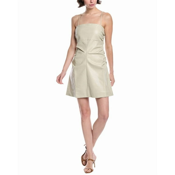 Proenza Schouler womens  White Label Fitted Spaghetti Mini Dress, 0, White